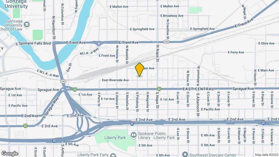 1805 E Riverside Ave Mapa y Detalles de la Ubicación