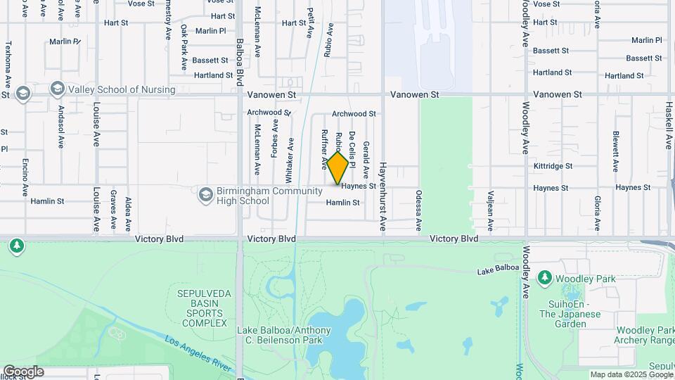 16616 Haynes St Map and Location Details