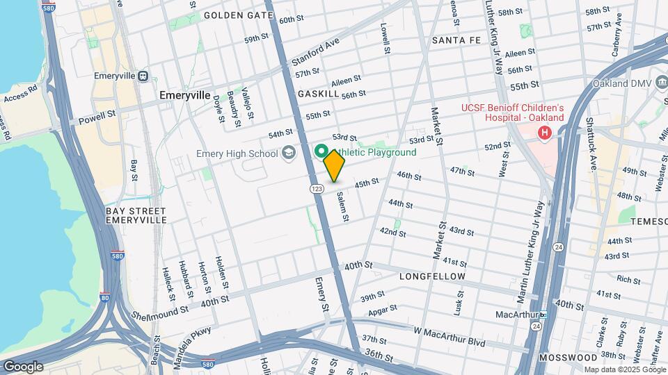 1072 45th St Map and Location Details