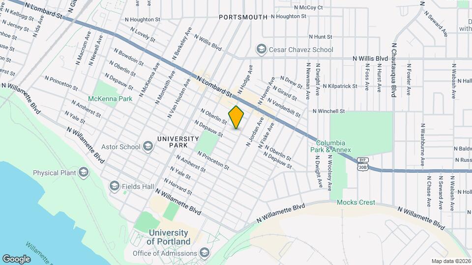 5020 N Oberlin St Mapa y Detalles de la Ubicación