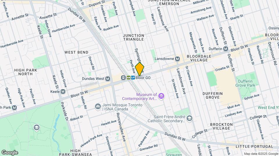 1431 Bloor St W Map and Location Details