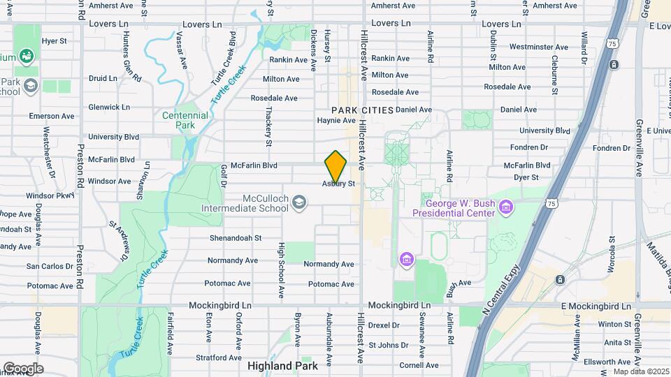 3435 Asbury St Map and Location Details