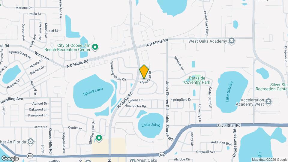 936 Haverford Dr Mapa y Detalles de la Ubicación