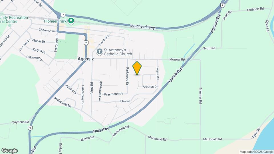 1613 Arbutus Dr Map and Location Details