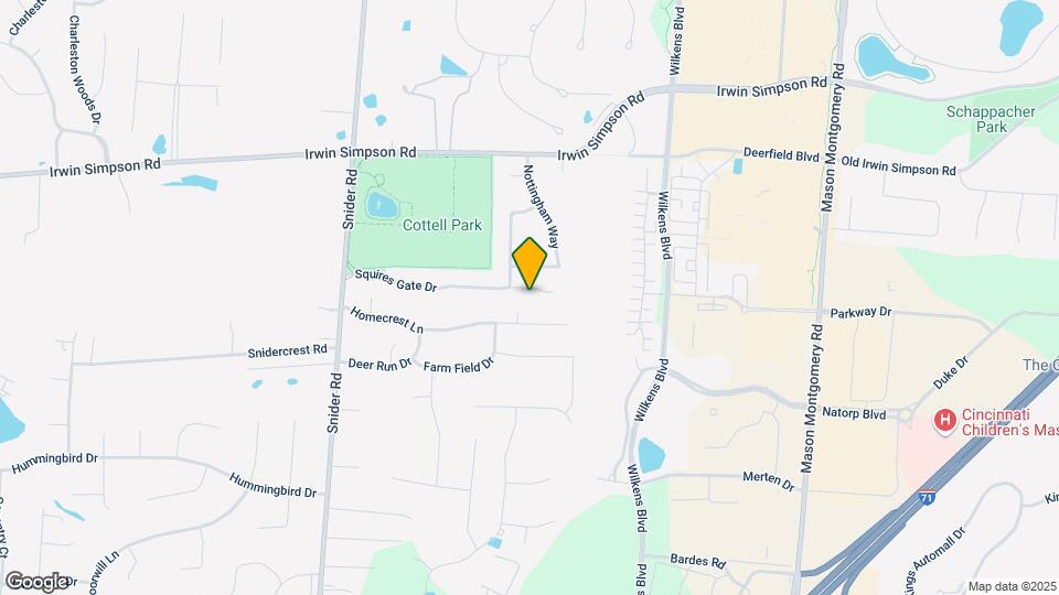 5611 Squires Gate Dr Map and Location Details