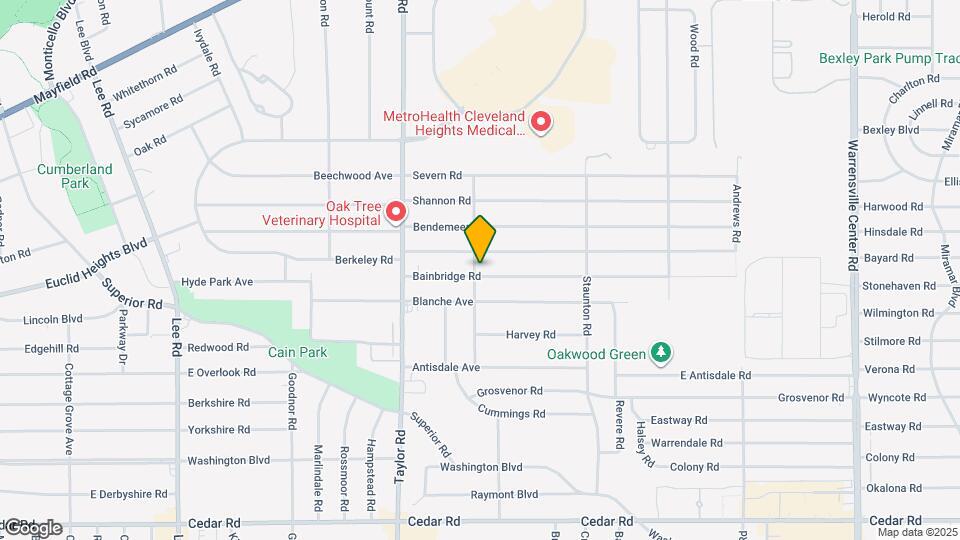 3549 Bainbridge Rd Map and Location Details