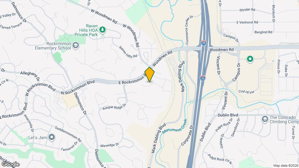 6814 Ravencrest Dr Map and Location Details