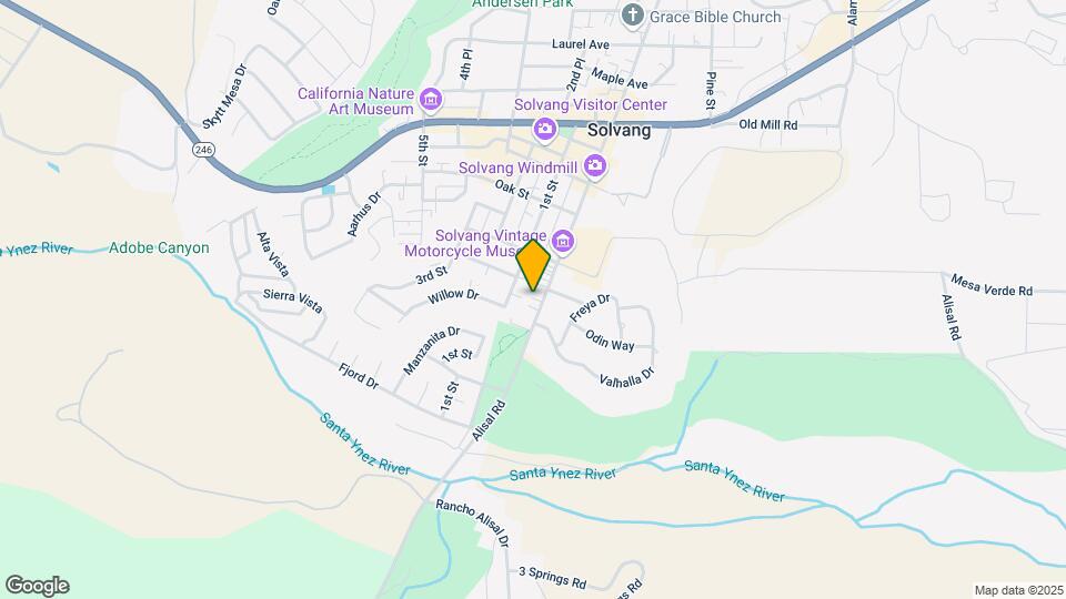 245 Alisal Rd Map and Location Details