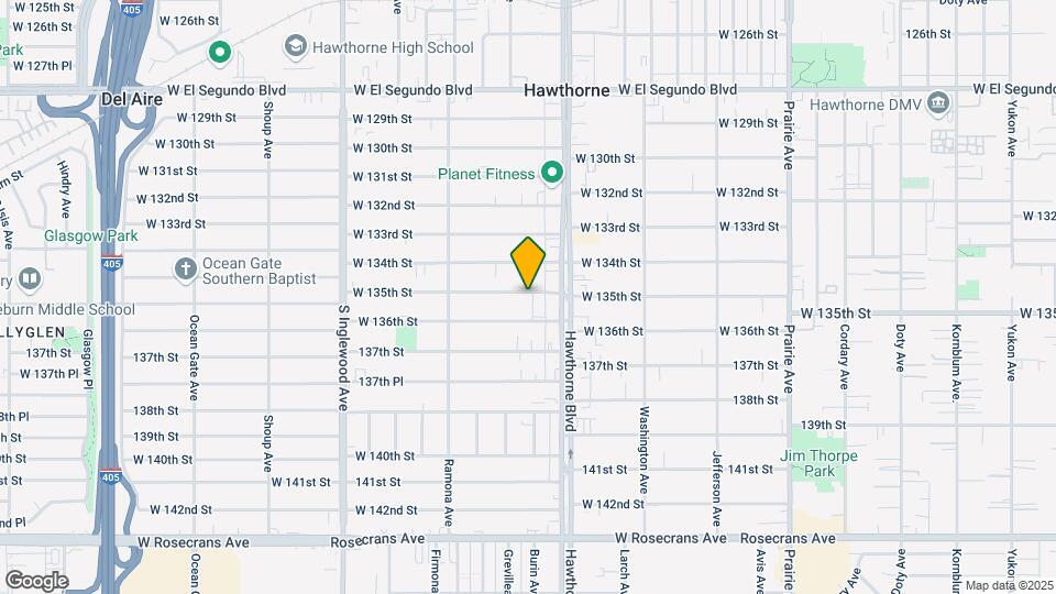 4460 W 135th St Mapa y Detalles de la Ubicación