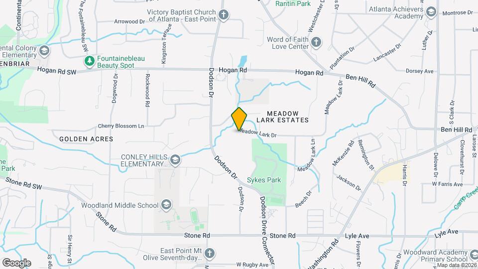 2618 Meadow Lark Dr Map and Location Details