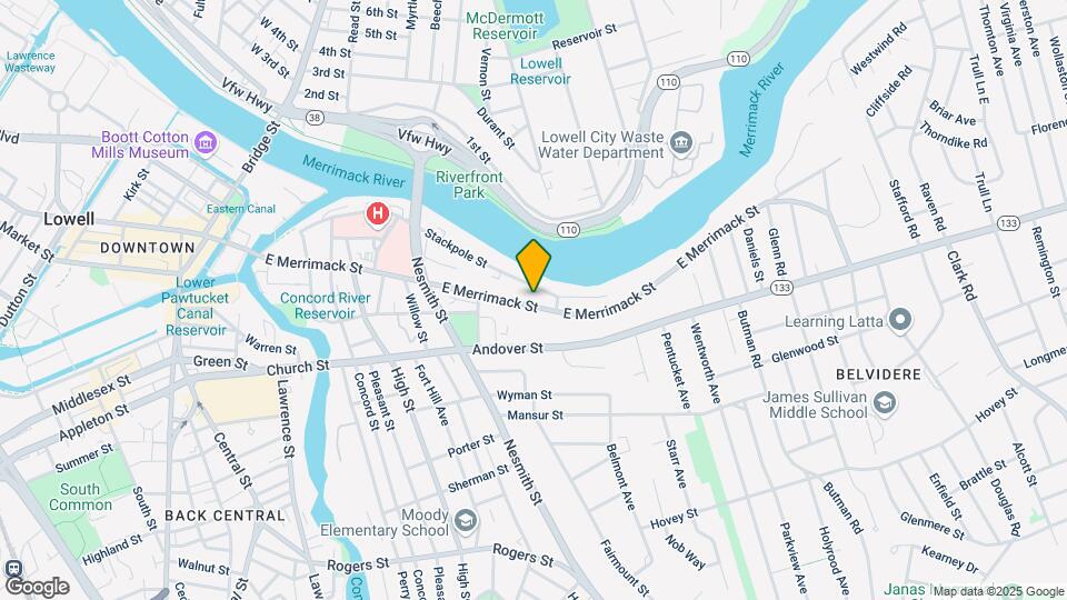 466 E Merrimack St-Unit -3 Map and Location Details