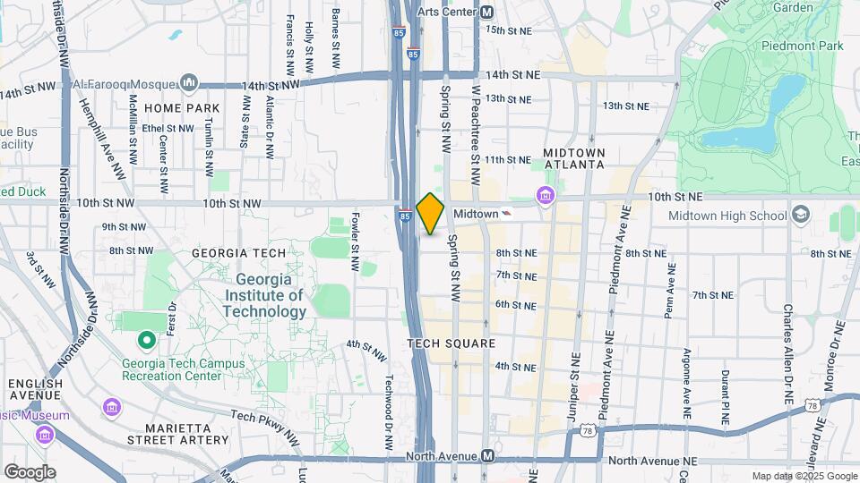 Modera Midtown Mapa y Detalles de la Ubicación