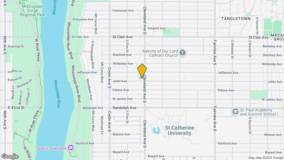 389 Cleveland Ave S Map and Location Details