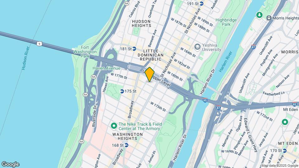 609 W 177th St Map and Location Details