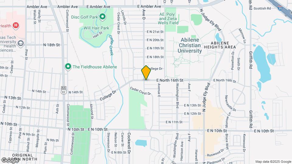 603 E North 16th St Map and Location Details