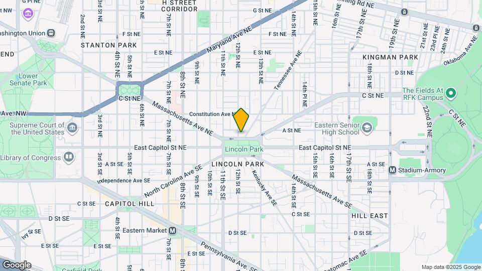 1200 East Capitol St NE Map and Location Details