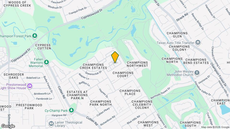 6635 Queensclub Dr Map and Location Details