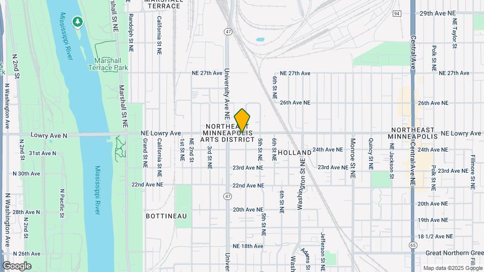 2424 4th St NE Map and Location Details