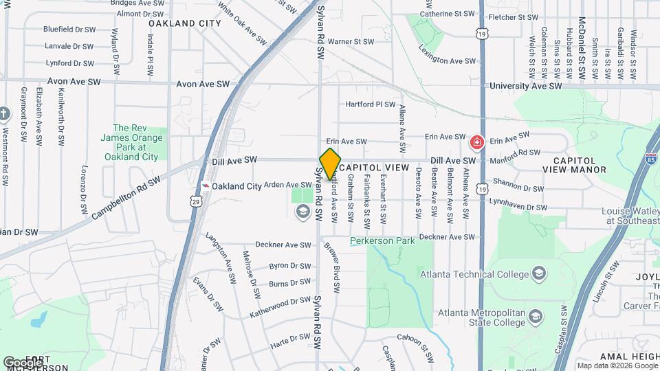 1385 Hartford Ave SW Map and Location Details