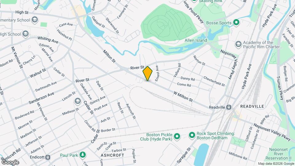 289 Milton St Map and Location Details