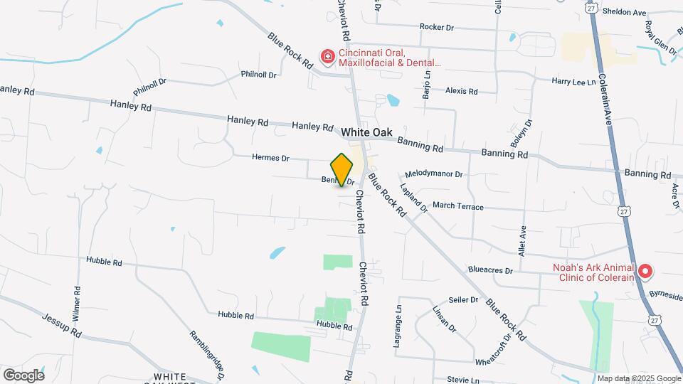 6801 Cheviot Rd Map and Location Details