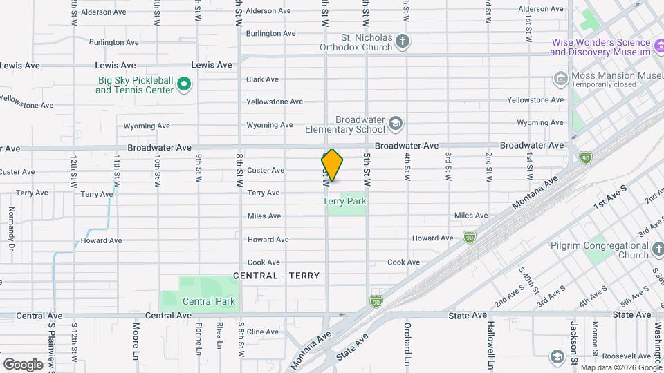 541 Terry Ave Map and Location Details