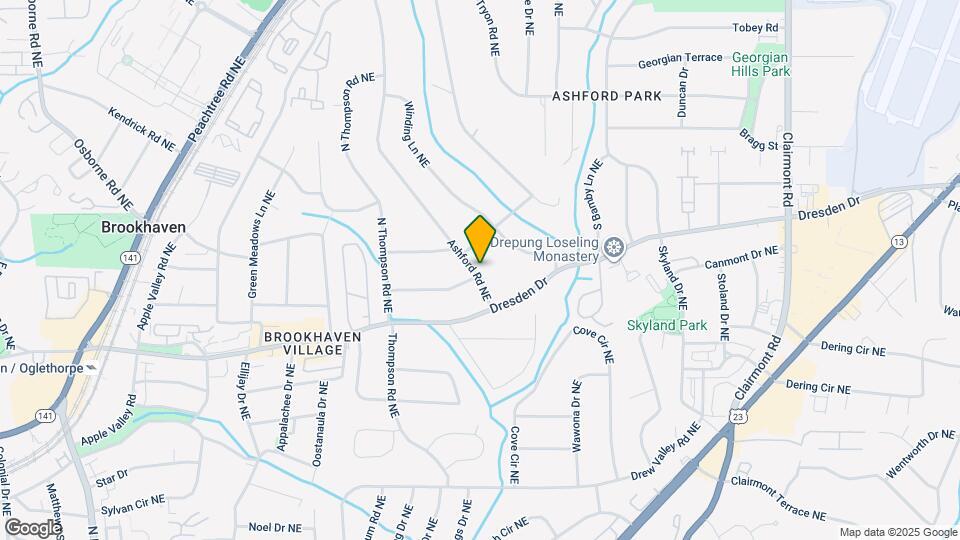 2595 Ashford Rd NE Map and Location Details