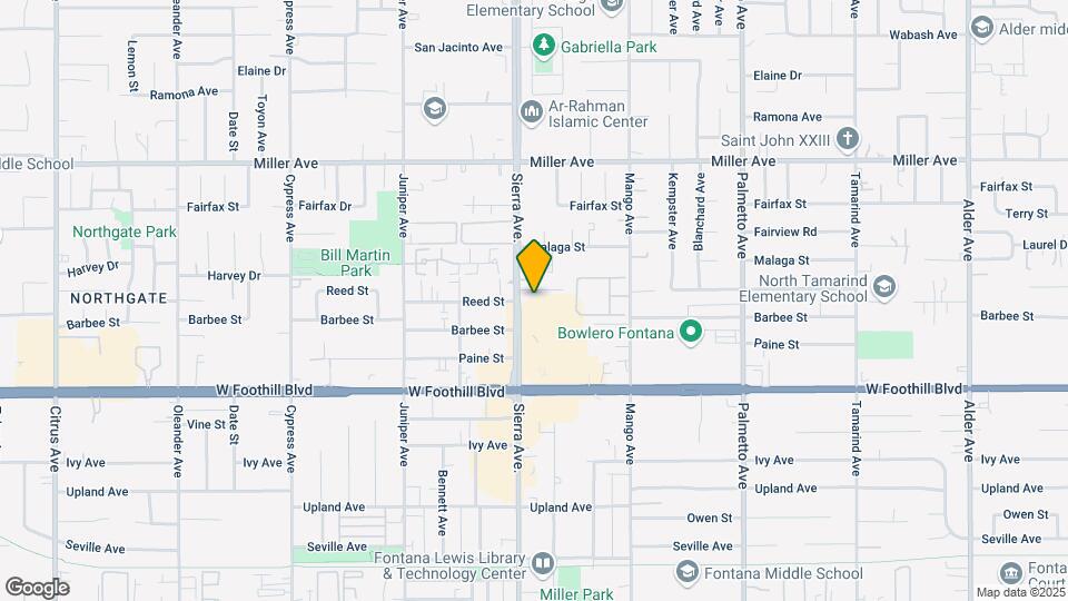 16929 Reed St Mapa y Detalles de la Ubicación