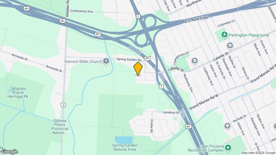 2266 Lamont St Map and Location Details