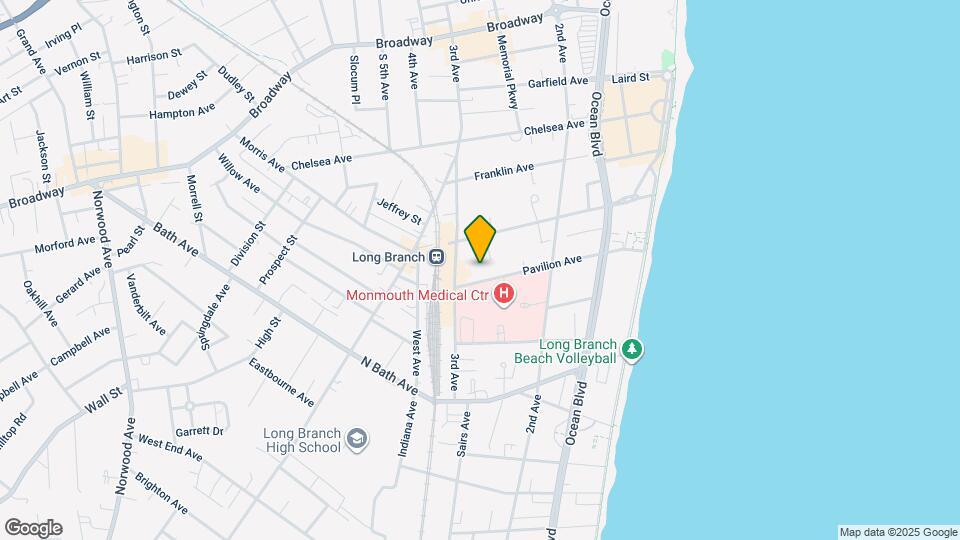 The Pavilion - Long Branch Map and Location Details