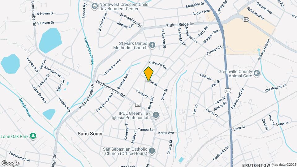 216 Brockman Ave Mapa y Detalles de la Ubicación