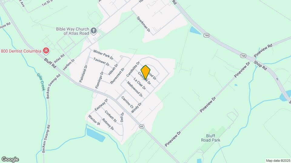 4340 Crestlite Dr Mapa y Detalles de la Ubicación