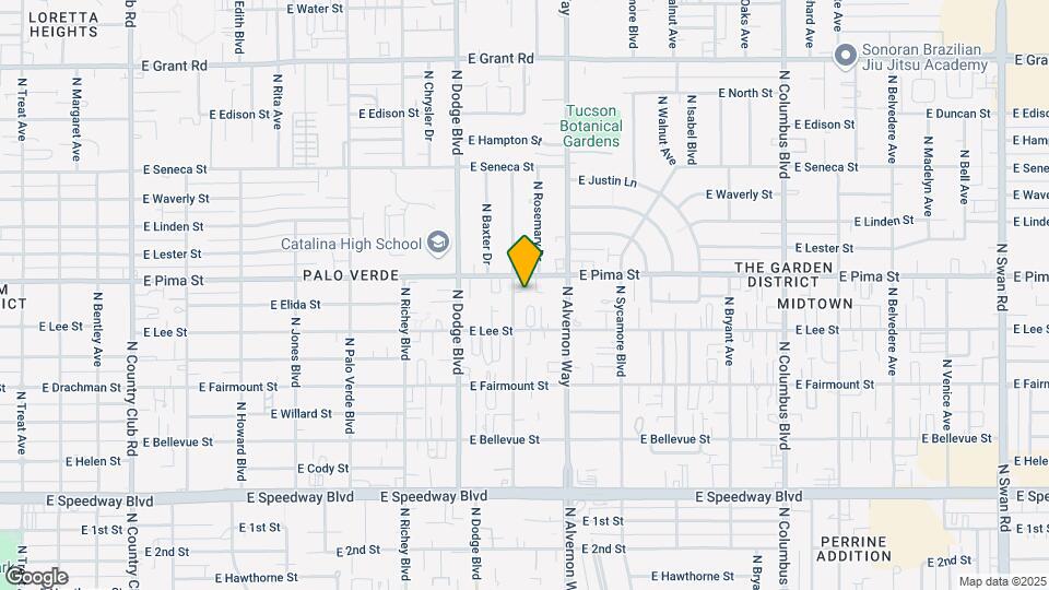 1650-1654 N Winstel Blvd Mapa y Detalles de la Ubicación