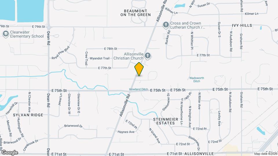 5036 E 76th St Ct Map and Location Details