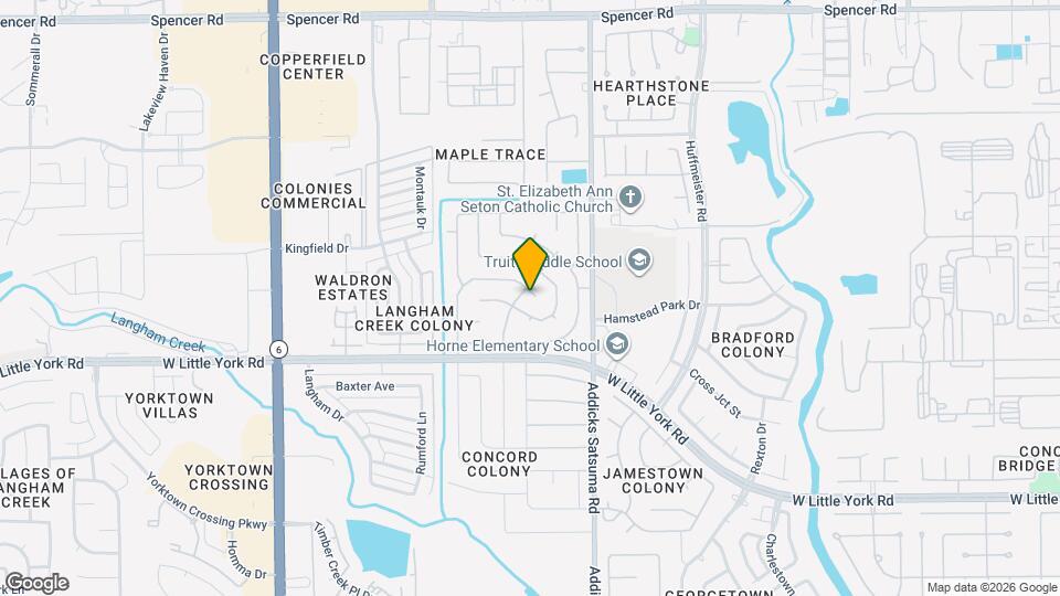 15111 Yorkpoint Dr Map and Location Details