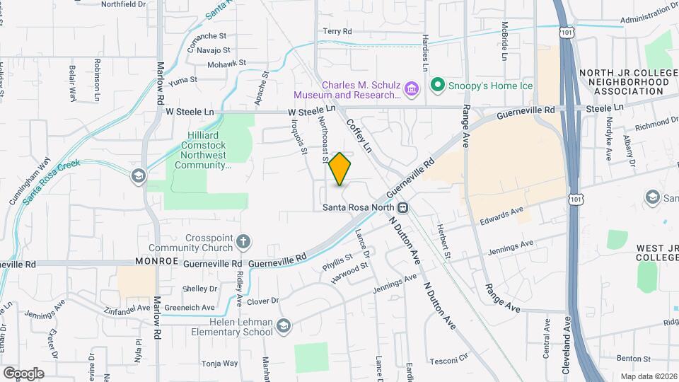 2698 Westberry Dr Map and Location Details