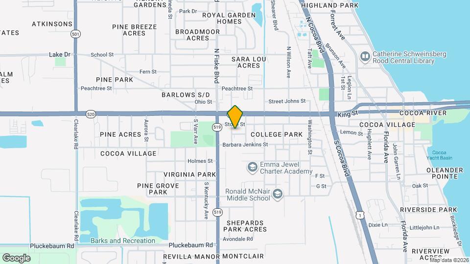 824 Temple St Map and Location Details