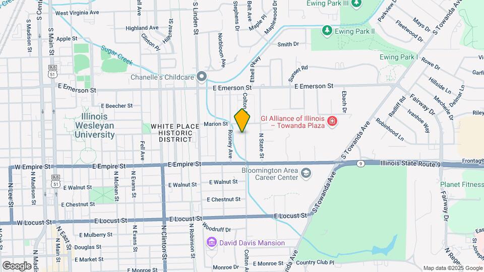 1122 Colton Ave Map and Location Details