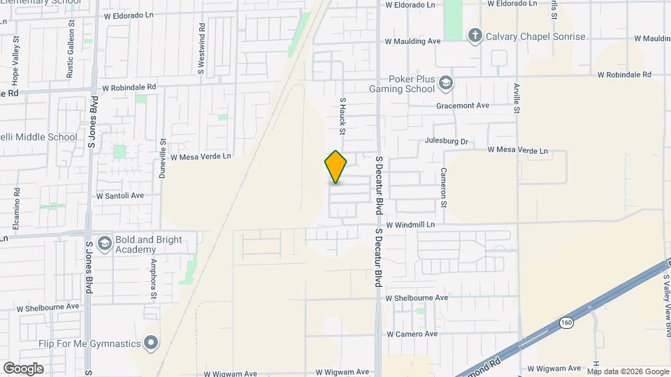 5087 W Dodge Ridge Ave Map and Location Details