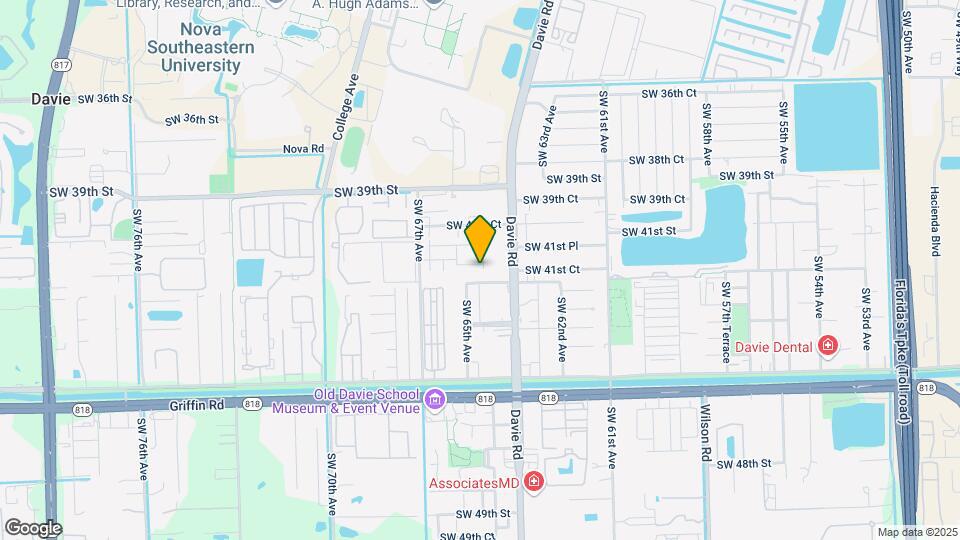 6500 SW 41st Ct Map and Location Details