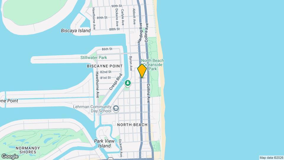 8109 Harding Ave, Unit SI ID1497743P Mapa y Detalles de la Ubicación