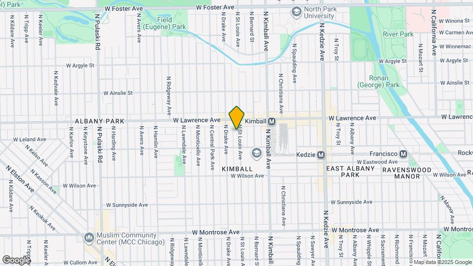 4730 N St Louis Ave Map and Location Details