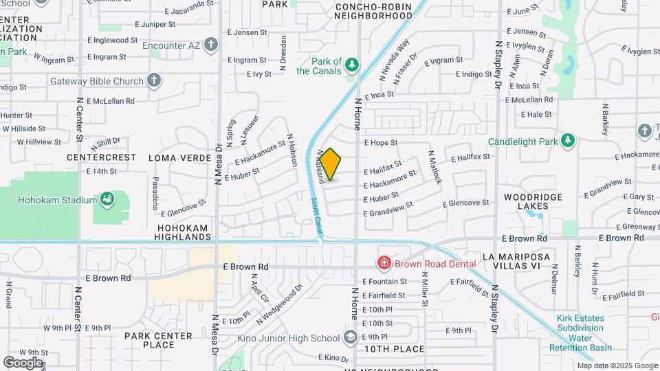 716 E Hackamore St Mapa y Detalles de la Ubicación