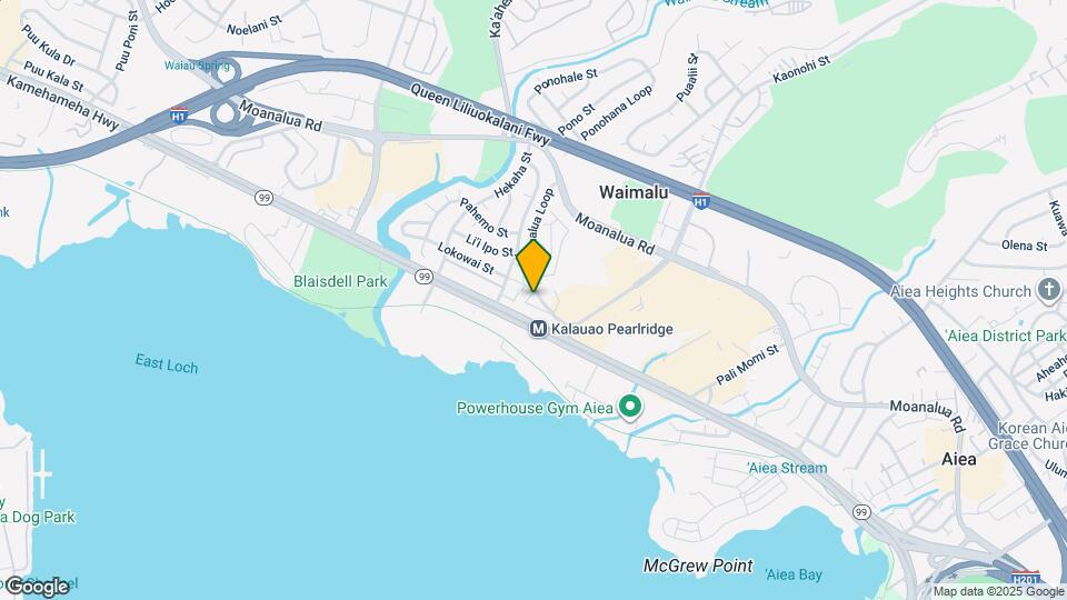 98-729-731 Moanalua Loop Map and Location Details