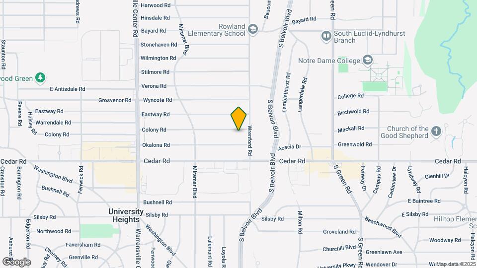 4234 Colony Rd Map and Location Details