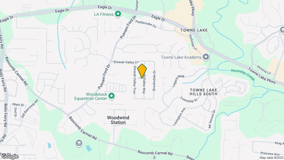 420 Etowah Valley Way Mapa y Detalles de la Ubicación