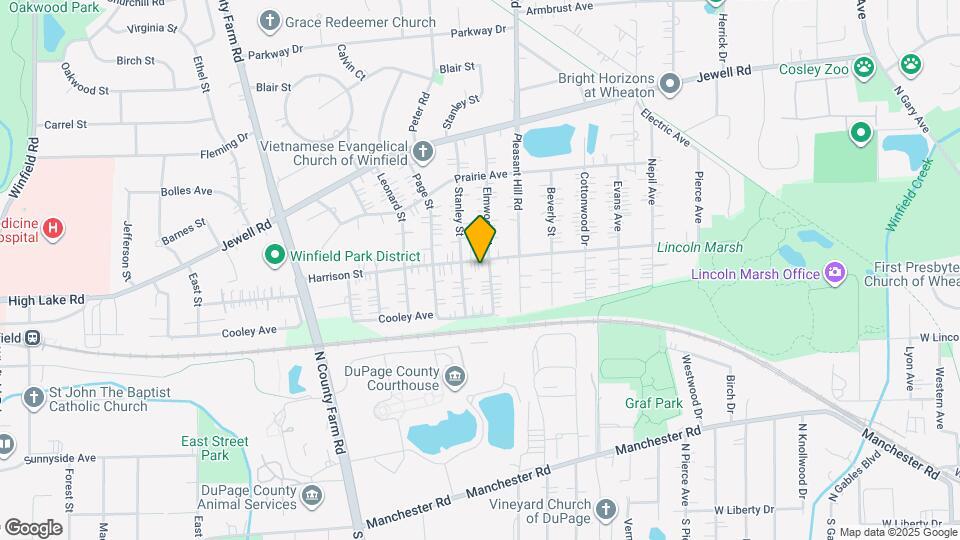 26W257 Harrison St Map and Location Details