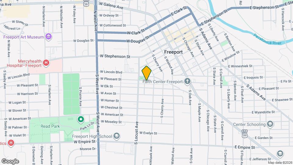 525 W Pleasant St Map and Location Details