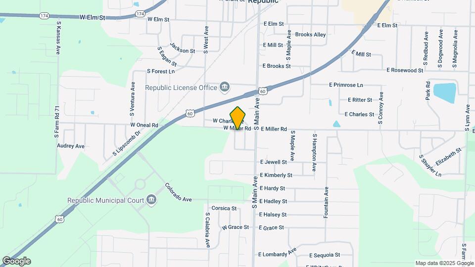 622 S Landen Ave Map and Location Details