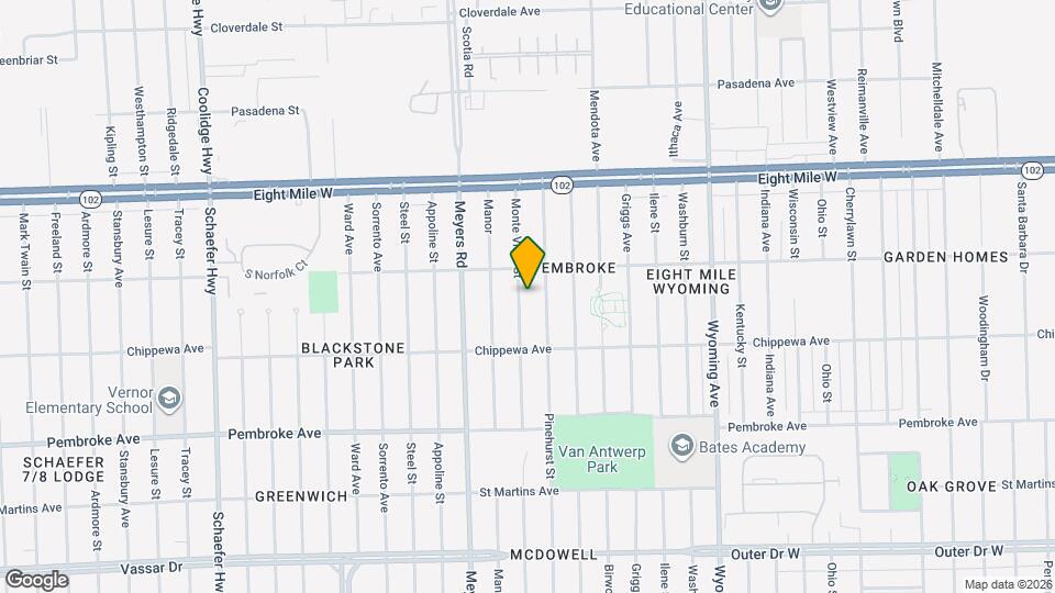 20200 Monte Vista St Mapa y Detalles de la Ubicación